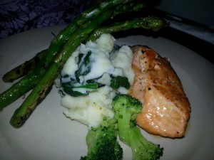 The Poached Salmon was "out of this world" my wife said!