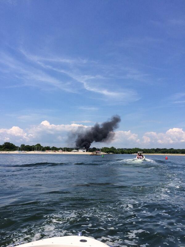 fairfield boat fire
