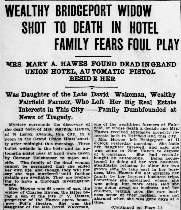 1910-06-20 Wealthy Woman Shot