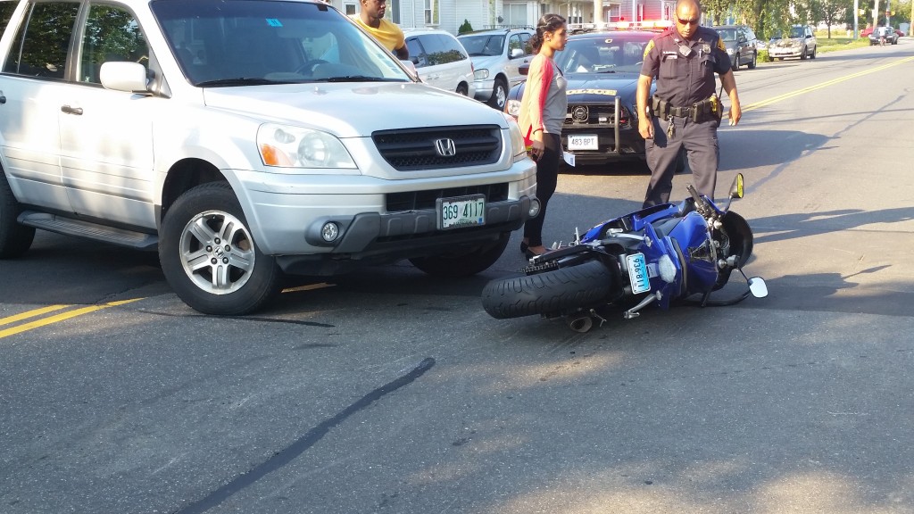 Crash on Capital Avenue.