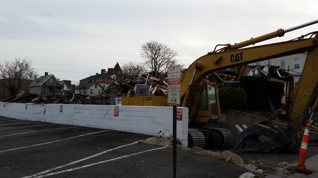 Charles Street Fire remains photographed Friday, January 8th.