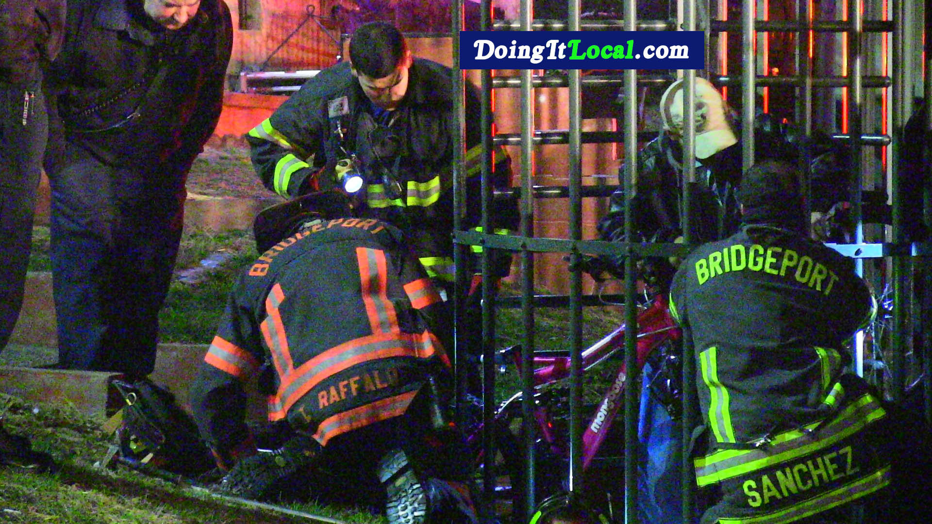 Bicyclist and Bike Caught In Turnstile