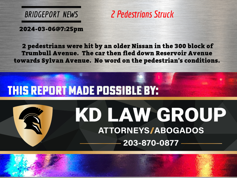 Bridgeport News: 2 Pedestrians Struck