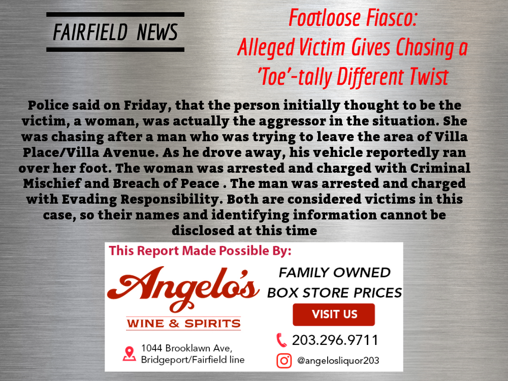 Footloose Fiasco: Alleged Victim Gives Chasing a ‘Toe’-tally Different Twist