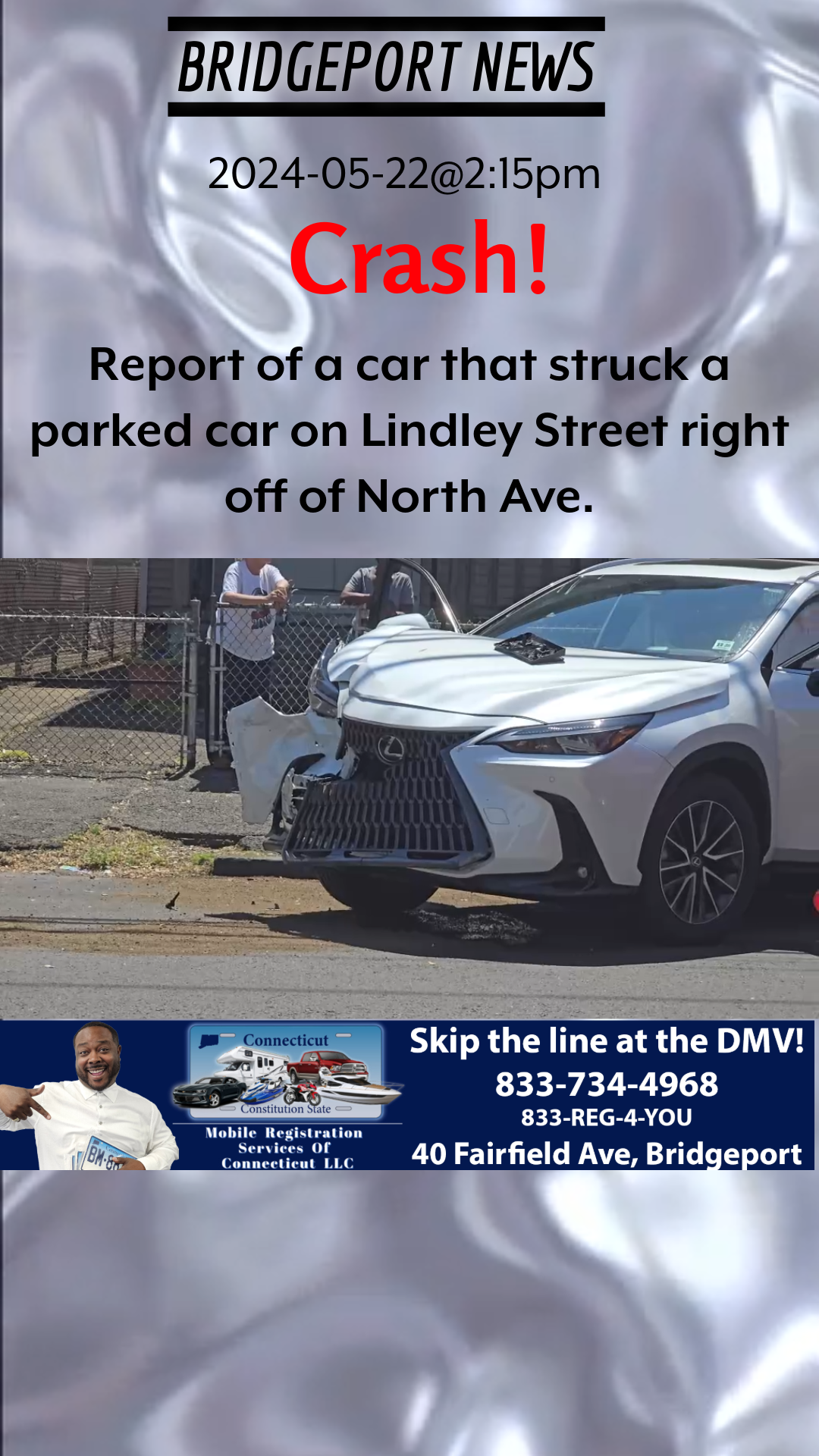 Bridgeport News: Crash!