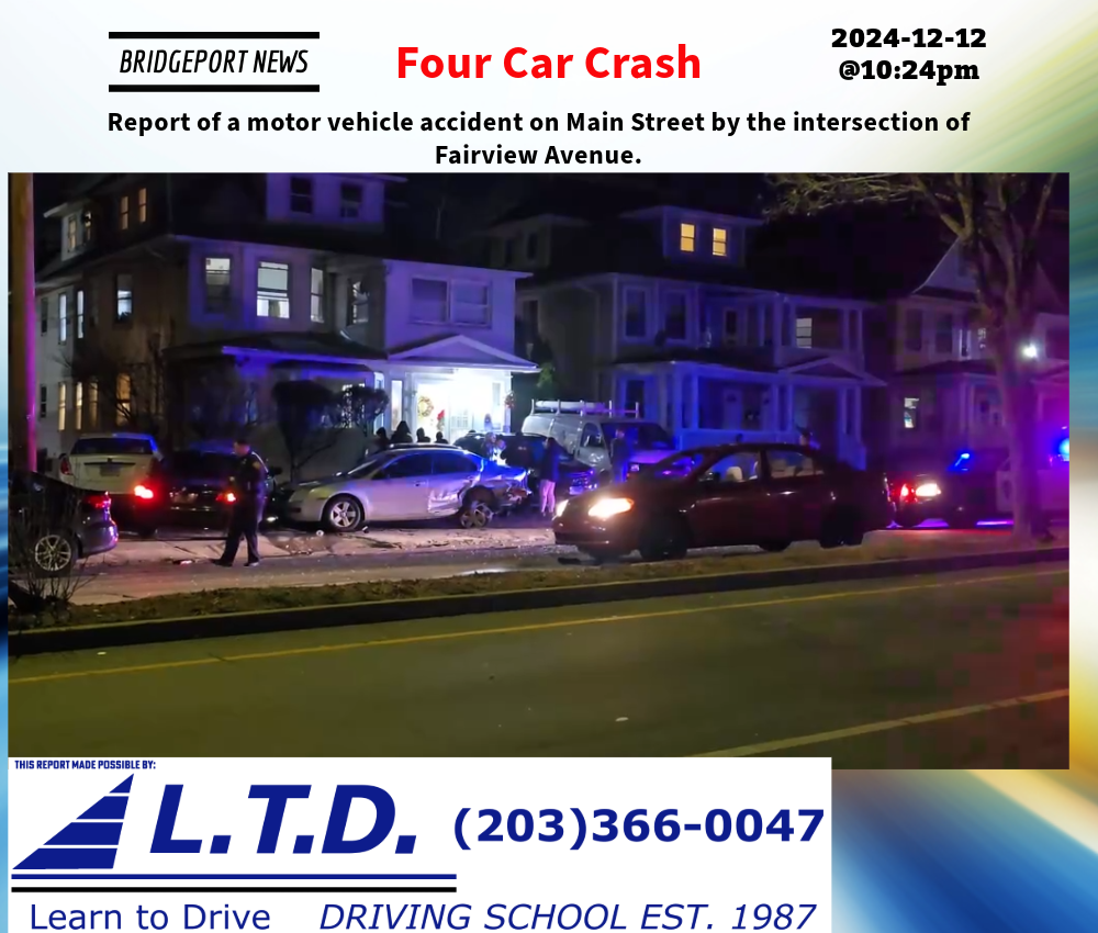 Bridgeport News: Four Car Crash