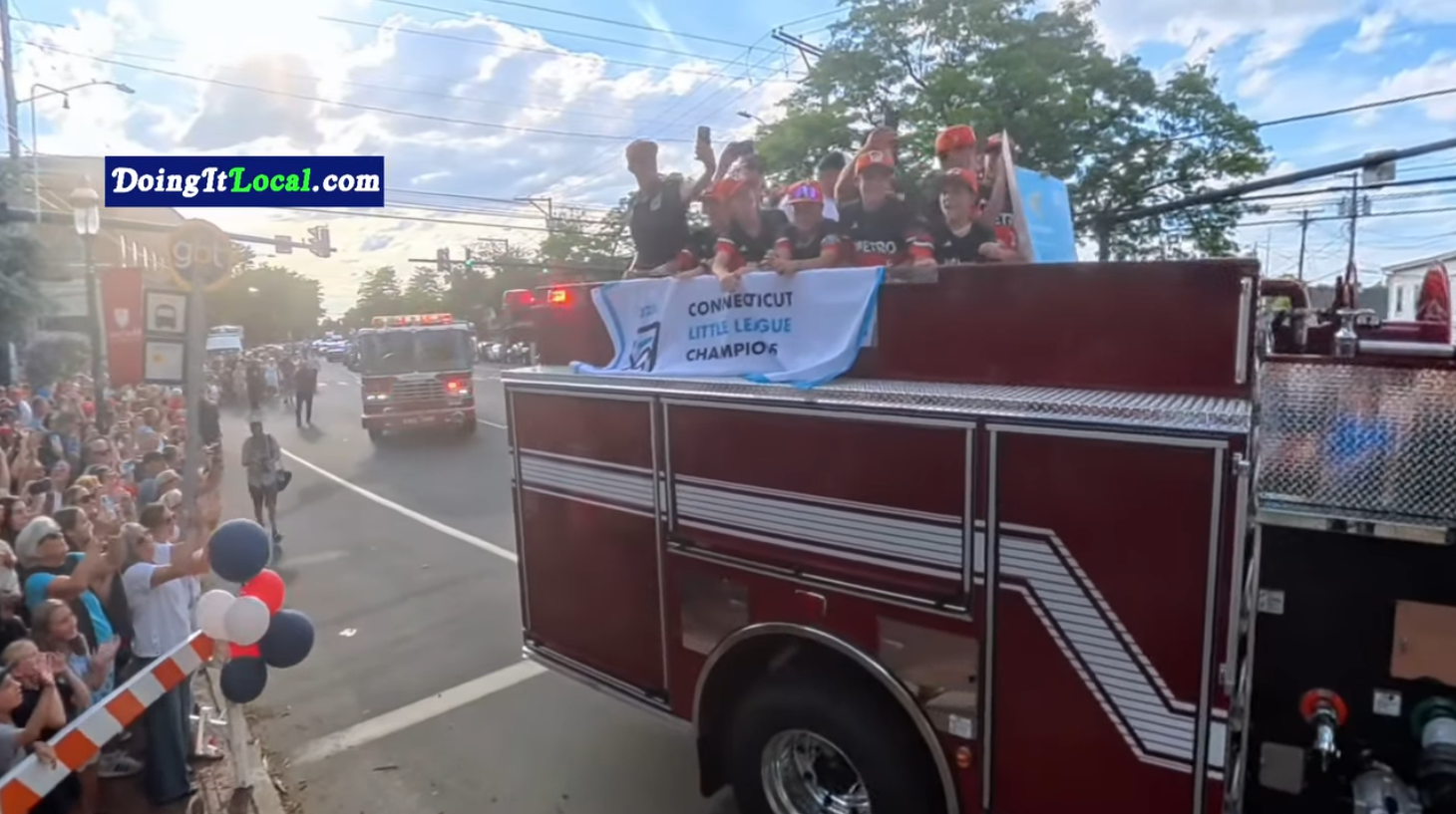 Fairfield Little League Metro Returns Home to a Hero’s Welcome