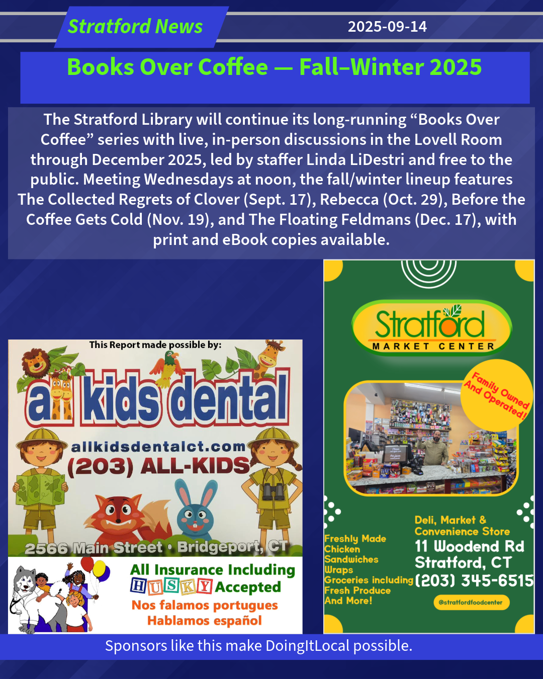 Books Over Coffee — Fall–Winter 2025