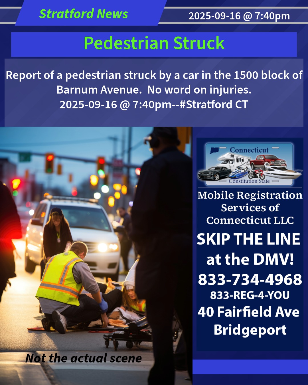 Pedestrian Struck