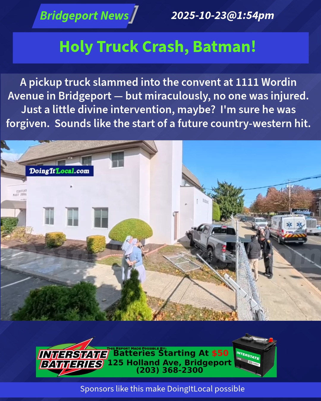🚨 Holy Truck Crash, Batman
